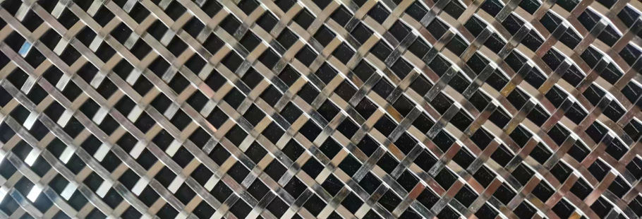 扁絲、扁條、扁鋼編織金屬裝飾網的特點